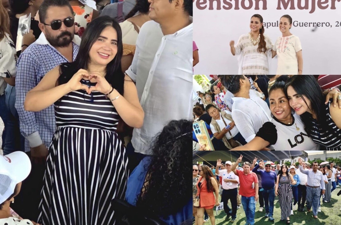 Yoloczin Domínguez acompaña a Claudia Sheinbaum en Acapulco y refrenda respaldo a las mujeres