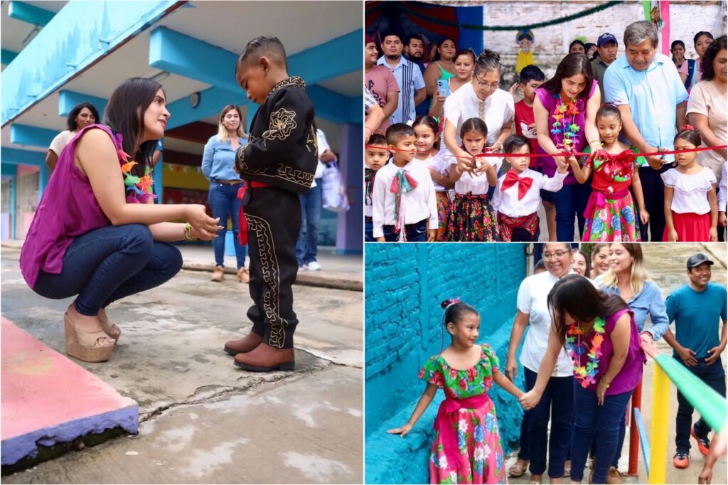 9f04ff4c-5f26-4621-8940-91f3edf721f0-1024x682 Padres de familia agradecen a la diputada Yoloczin Domínguez por la gestión del techado en jardín de niños