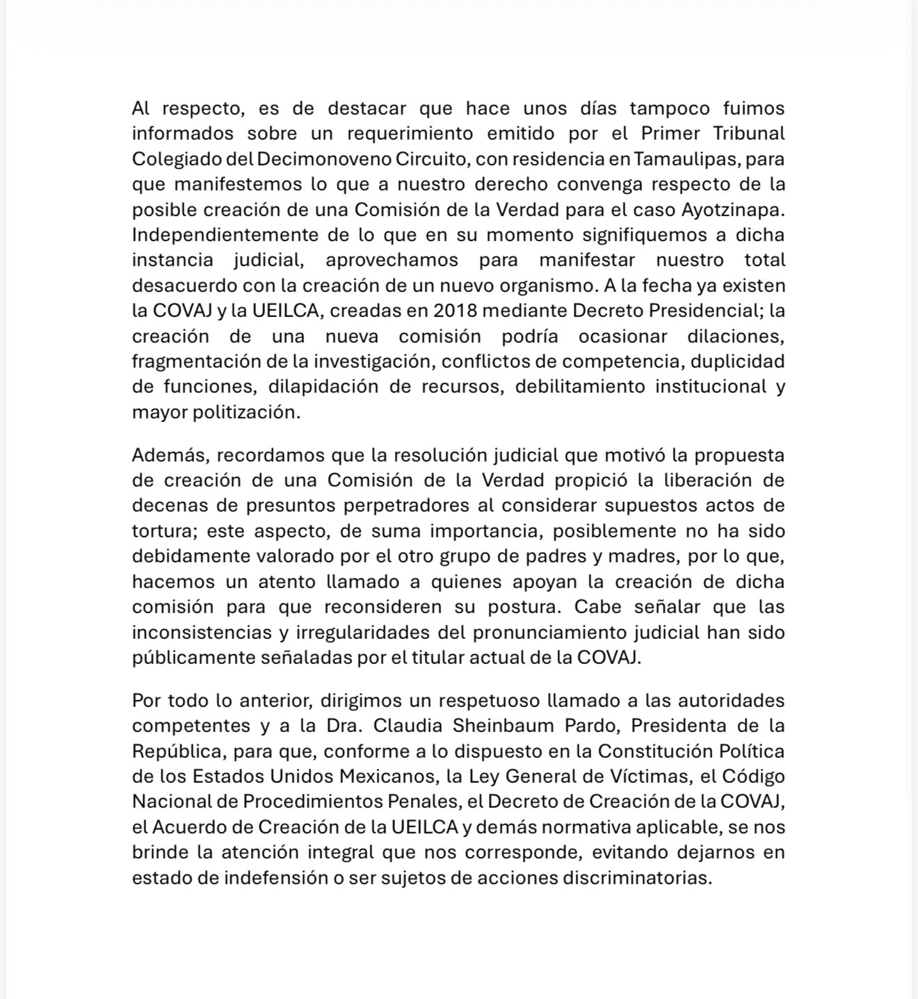 img_5298 Padres de los 43 denuncian exclusión y rechazan nueva Comisión de la Verdad en caso Ayotzinapa