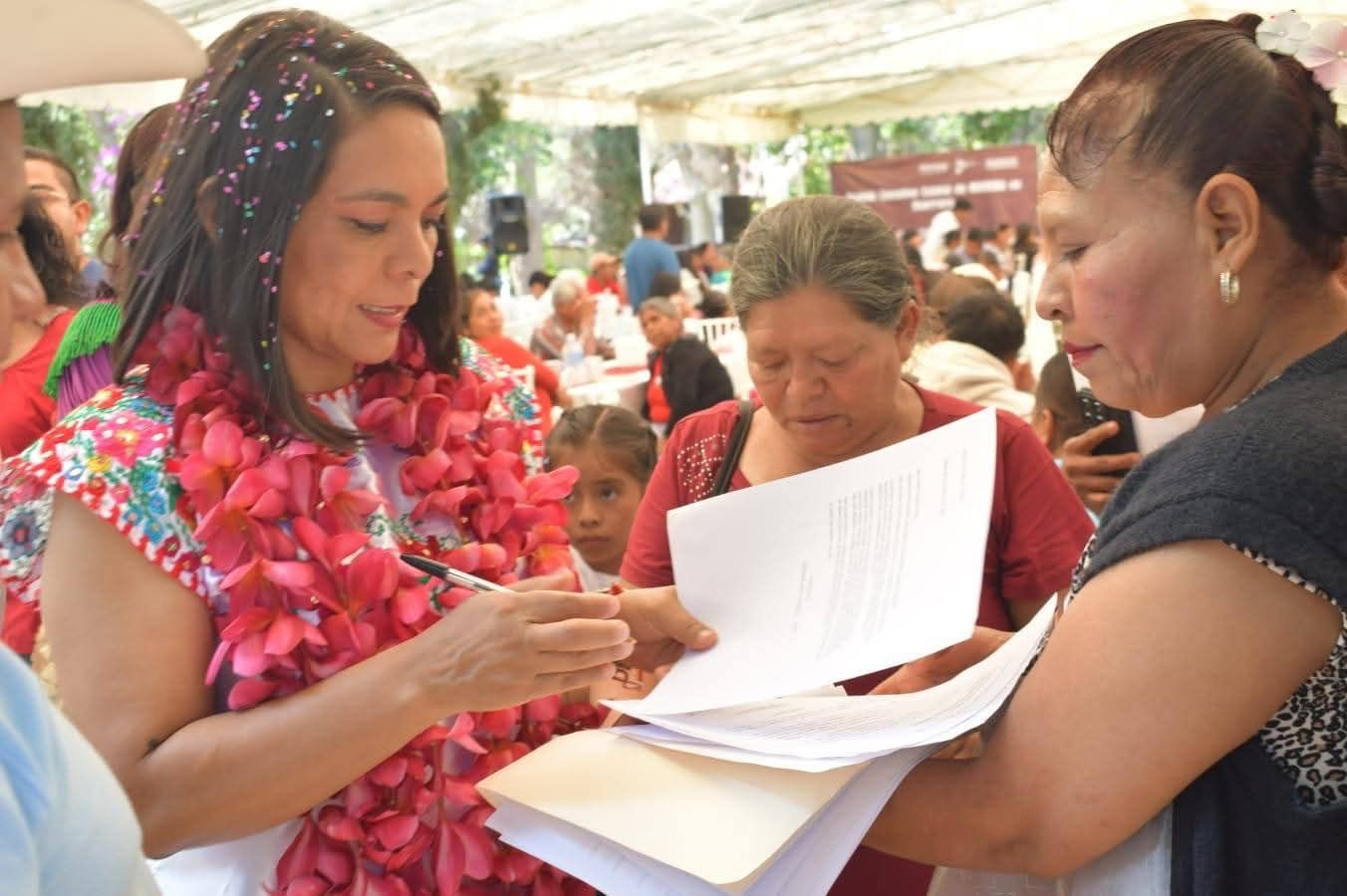 Notable y propio antecedente de Beatriz Mojica en el terreno de los hechos