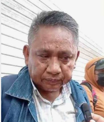  Aunque lesionado y en proceso de recuperación, el profesor Octavio Romero marchó en Chilpancingo en respaldo a la CETEG  