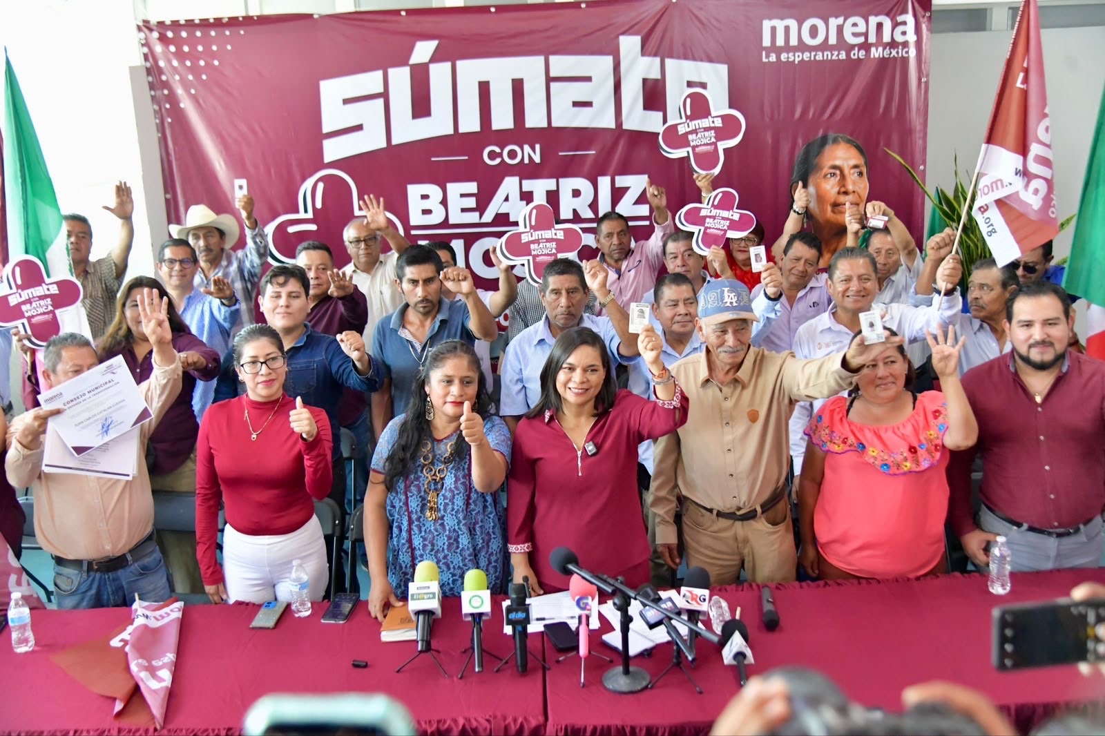 Fundadores de Morena se adhieren al proyecto de Beatriz Mojica