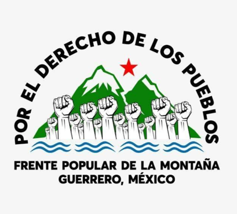 Frente Popular de la Montaña protesta en la FGE en Chilpancingo