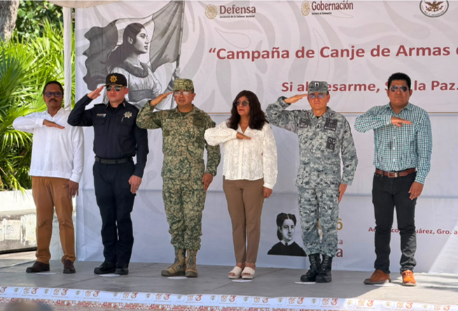 Arranca campaña “Sí al Desarme, Sí a la Paz”, será del 20 al 24 de julio en el zócalo porteño