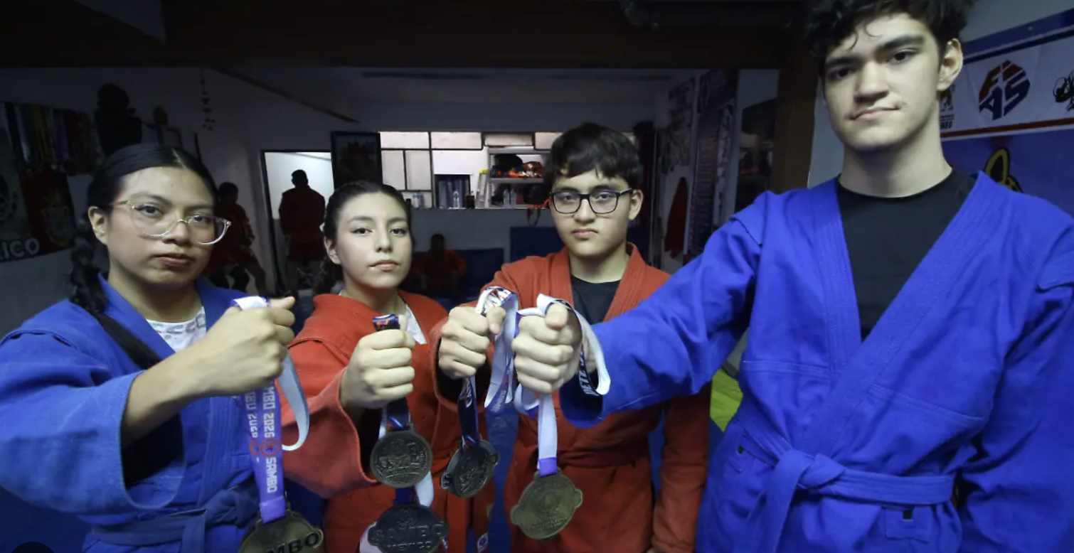 Atletas guerrerenses buscan apoyo para representar a México en el Mundial de Sambo en Grecia