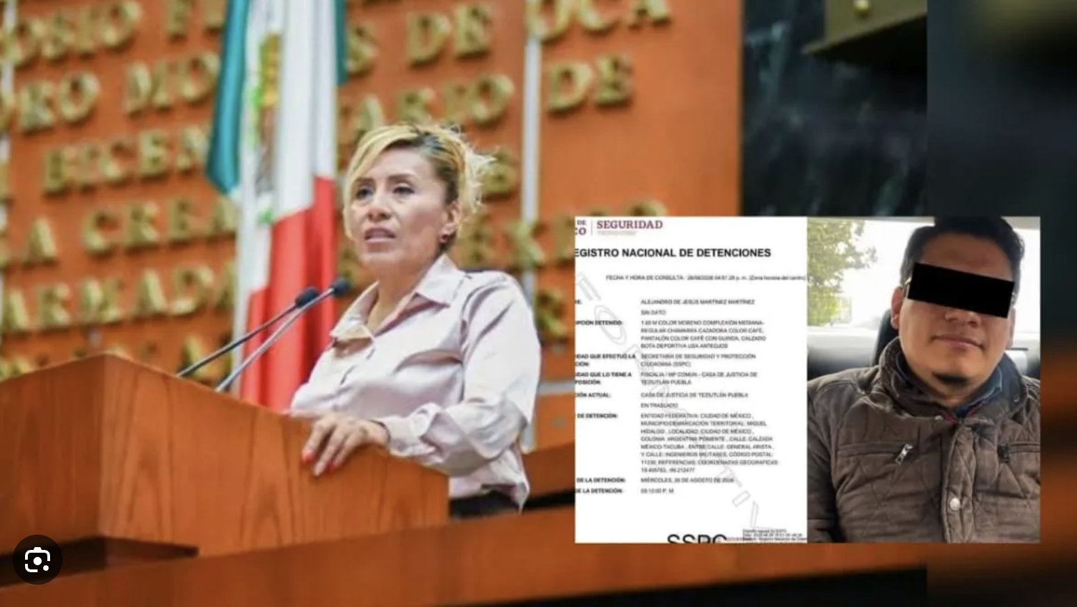 Detienen en Puebla a secretario técnico de la comisión de Derechos Humanos del Congreso de Guerrero