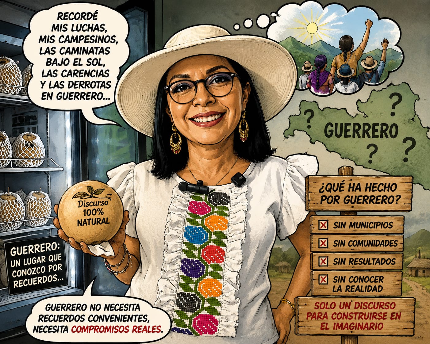 Esthela y el Guerrero que sólo existe en sus recuerdos