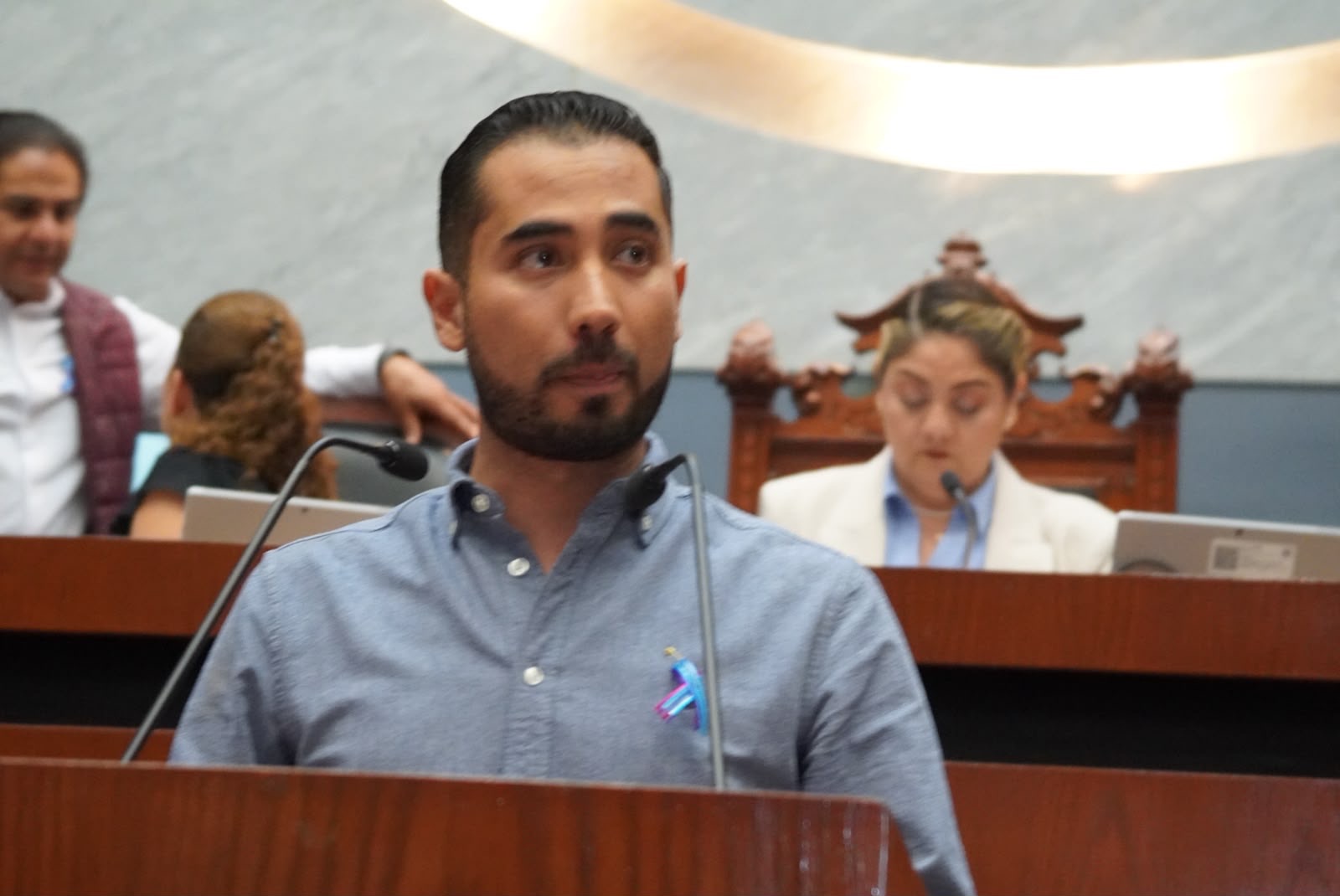 Diputado Jorge Iván Ortega reconoce en tribuna el triunfo nacional de joven orador guerrerenses