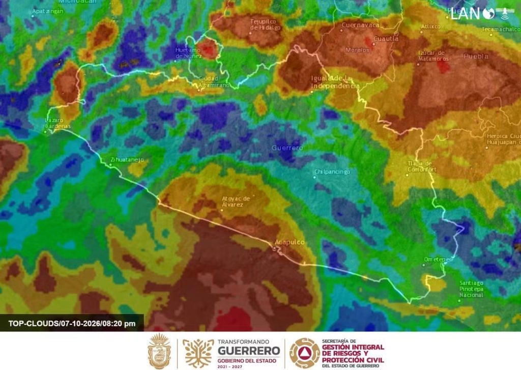 32bc7b46-05eb-469c-8d3b-1aa98e9bd3ca-1024x727 Alerta nocturna en Guerrero: prevén lluvias intensas por tormenta tropical Simon