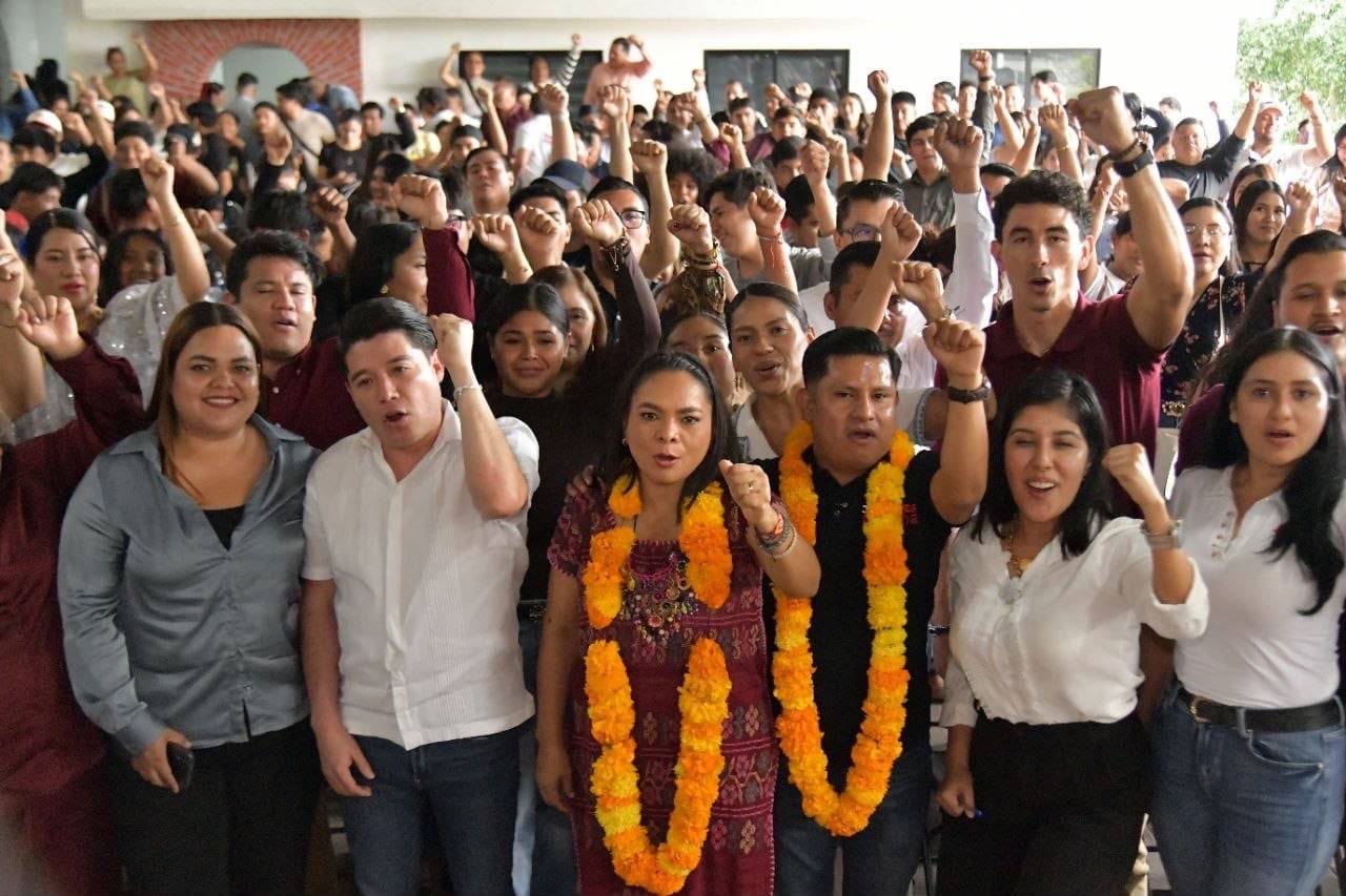 Encabeza Beatriz Mojica Encuentro Estatal de Juventudes Morena Guerrero