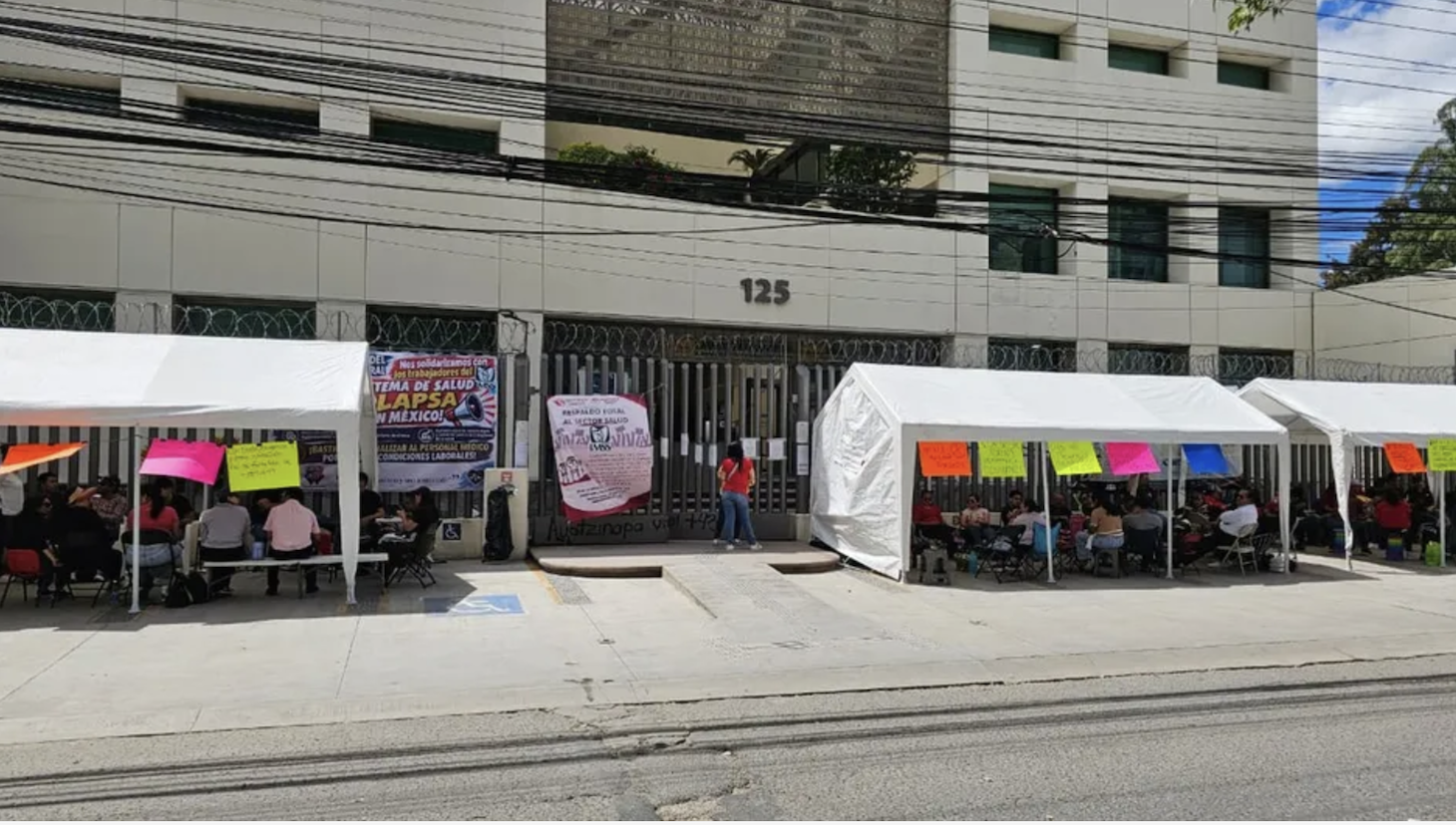 Protestan trabajadores del Poder Judicial Federal en Guerrero contra movilidad forzada