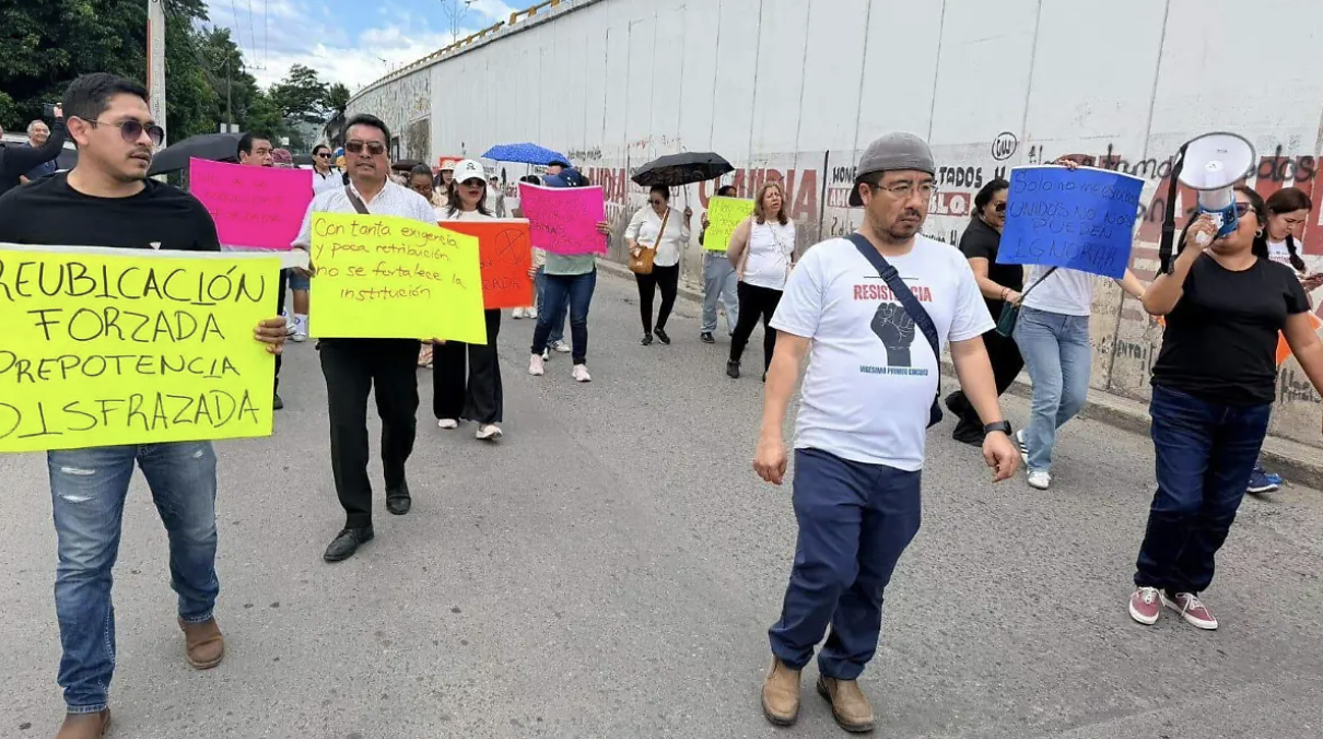 Por cuarto día, protestan trabajadores del Poder Judicial en Chilpancingo