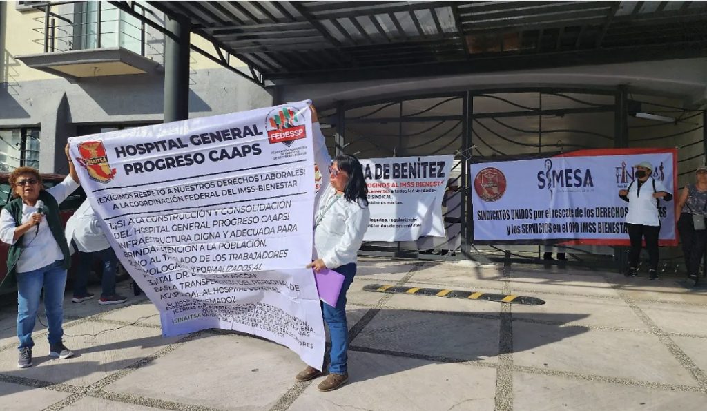 img_5233-1024x595 Mantienen trabajadores del IMSS-Bienestar protestas en Chilpancingo