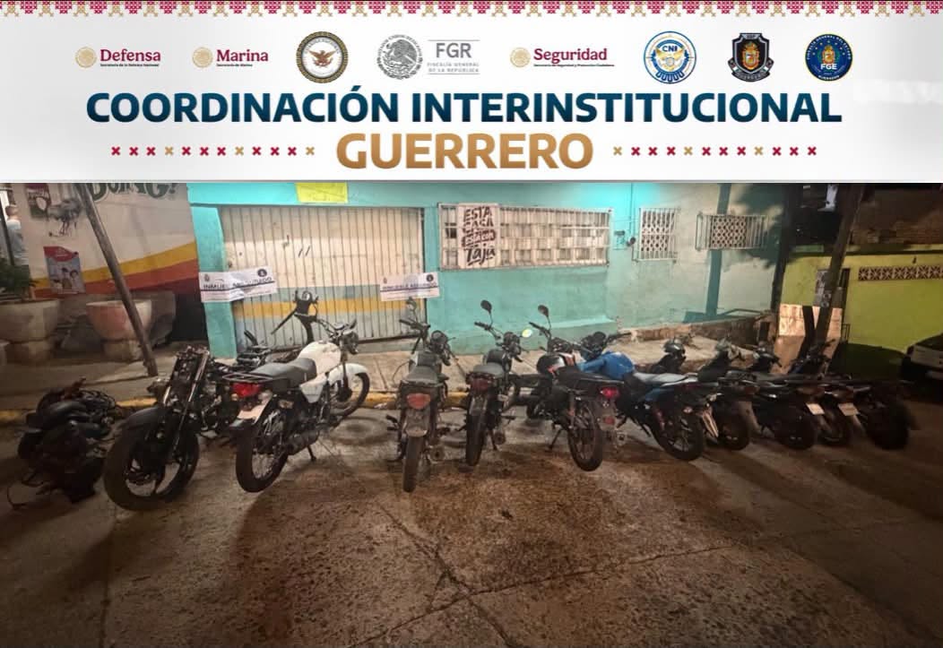 Cateo realizado en taller presuntamente utilizado para alterar números de serie y desmantelar motocicletas robadas